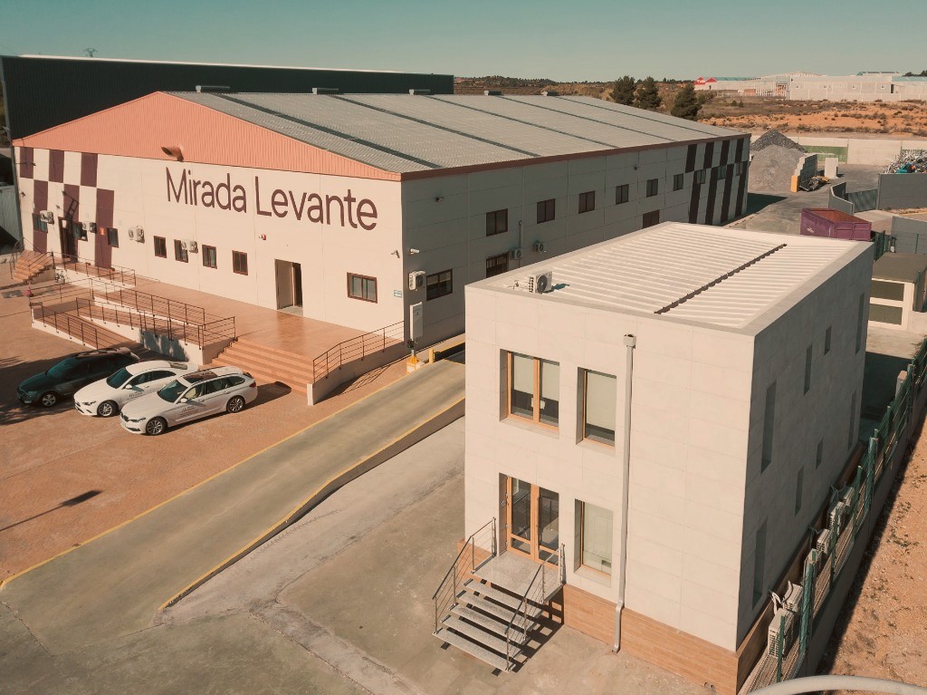 Copper slabs in an industrial yard